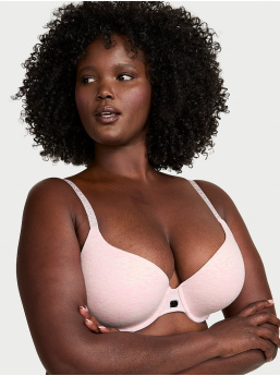 Cotton Logo Hardware Perfect Shape Push-Up Bra