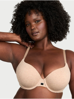 Cotton Logo Hardware Perfect Shape Push-Up Bra