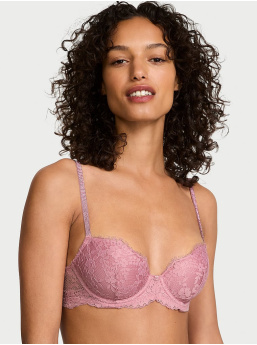 Twinkle Strap Lace Classic-Coverage Demi Bra