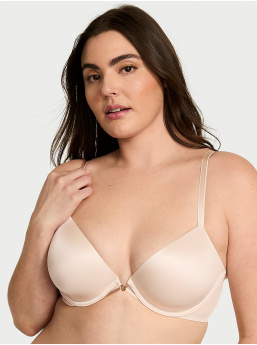 Smooth Lightly Lined Plunge Demi Bra