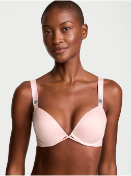Scattered Shine Strap Push-Up Bra