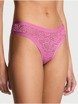 No-Show Lace Thong Panty