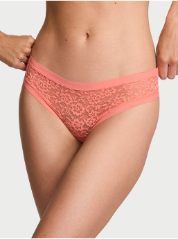 No-Show Lace Thong Panty