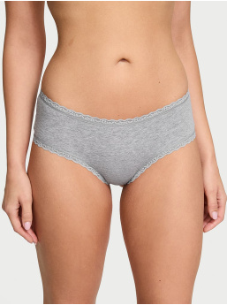 Cotton Lace-Waist Cheeky Panty