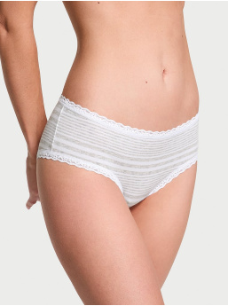Cotton Lace-Waist Cheeky Panty