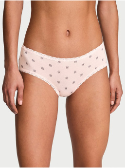 Cotton Lace-Waist Cheeky Panty