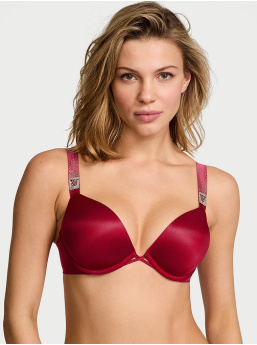 Bombshell Add-2-Cups Scattered Shine Strap Push-Up Bra