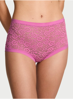 No-Show Lace High-Waist Brief Panty
