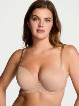 Smooth & Lace Lightly Lined Classic Coverage Demi Bra