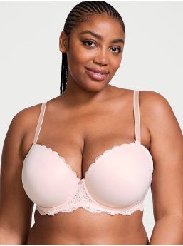 Smooth & Lace Lightly Lined Classic Coverage Demi Bra