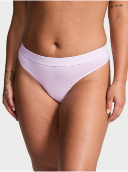 Logo Cotton Thong Panty