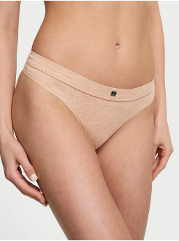 Logo Cotton Thong Panty