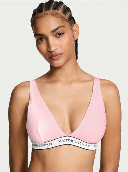 Wireless Cotton Plunge Bralette