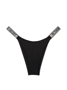 Sunset Ombré Shine Strap Brazilian Panty