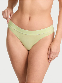 Logo Cotton Thong Panty