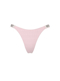 Logo Shine Strap Thong Panty