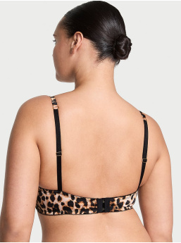 Rose Lace & Satin Unlined Plunge Demi Bra