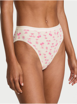 Stretch Cotton High-Leg Brief Panty