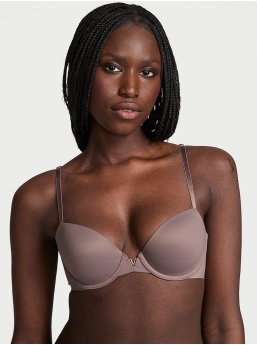 Smooth Lightly Lined Plunge Demi Bra
