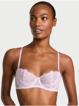 Wicked Vintage Blossom Embroidery Unlined Balconette Bra