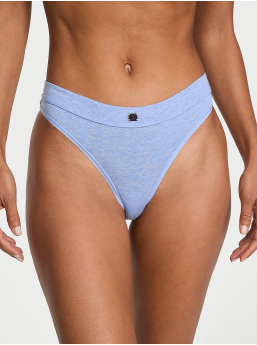 Logo Cotton Thong Panty