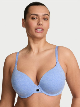 Cotton Logo Hardware Perfect Shape Push-Up Bra