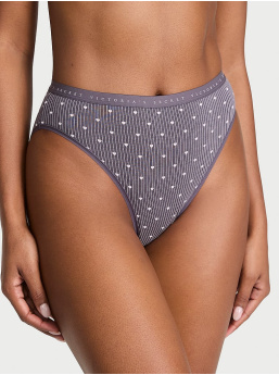 Stretch Cotton High-Leg Brief Panty