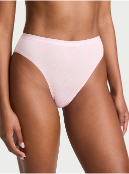 Stretch Cotton High-Leg Brief Panty