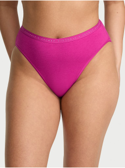 Stretch Cotton High-Leg Brief Panty