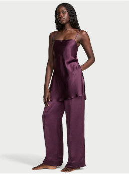 Luxe Satin Tunic Cami & Pant Set