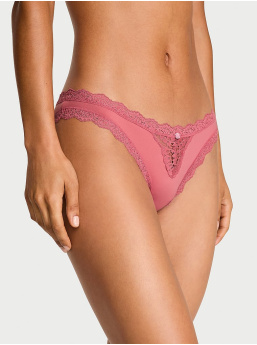 Lace-Trim Bikini Panty