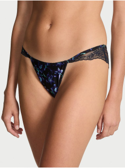 Satin Lace-Back Cheeky Panty