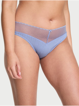 Stretch Pointelle High-Leg Brief Panty