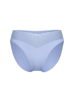 Stretch Pointelle High-Leg Brief Panty