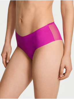 No-Show Mesh-Back Logo Cheeky Panty