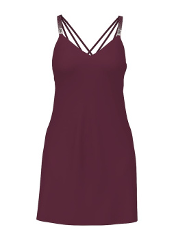 Scattered Shine Strap Satin Strappy-Back Slip