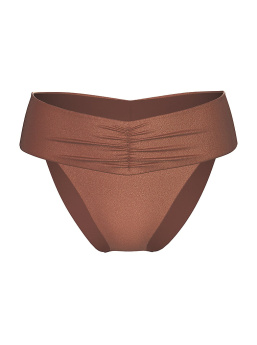 Essential Cinched High-Waist Bikini Bottom