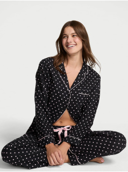 Flannel Long Pajama Set