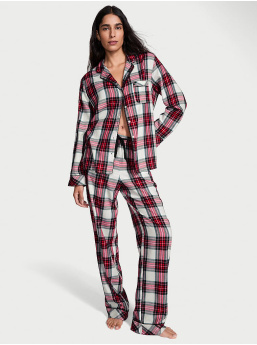 Flannel Long Pajama Set