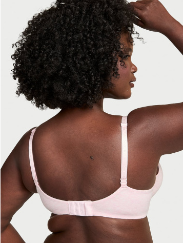 Cotton Logo Hardware Perfect Shape Push-Up Bra