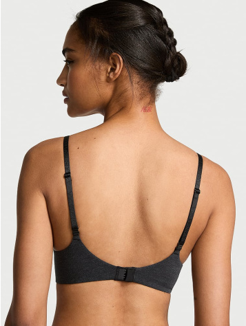 Cotton Logo Hardware Perfect Shape Push-Up Bra