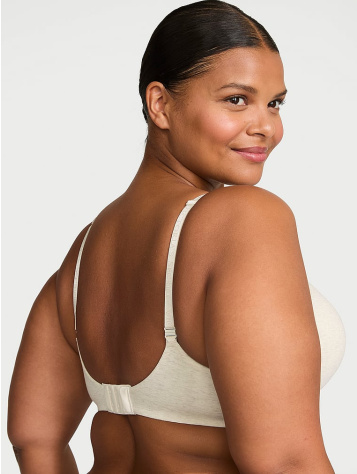 Cotton Logo Hardware Perfect Shape Push-Up Bra