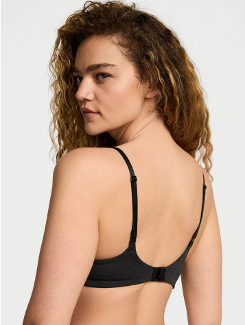 Cotton Logo Hardware Lightly Lined Wireless Bra