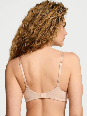 Cotton Logo Hardware Lightly Lined Wireless Bra