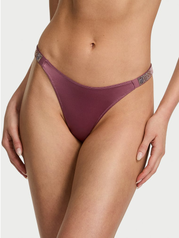 Sunset Ombré Shine Strap Thong Panty