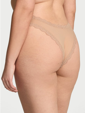 Lace-Trim Brazilian Panty