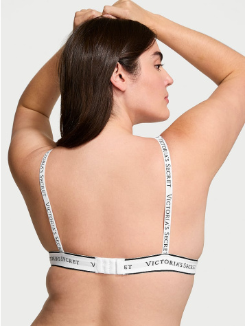 Wireless Cotton Plunge Bralette