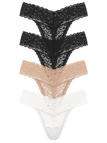 4-Pack Lacie Thong Panties