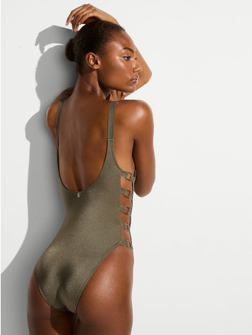 Archives Sexy Cut-Out Scoop One-Piece Swimsuit